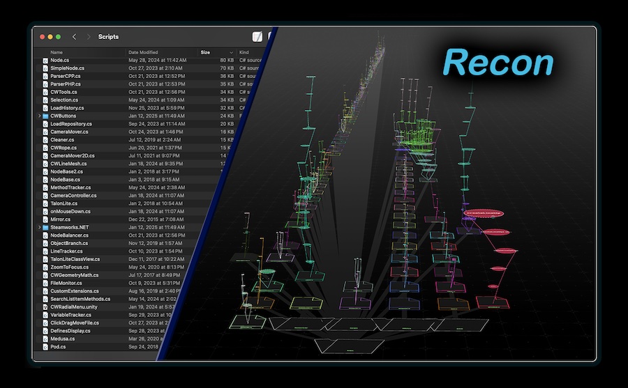 Recon 3D Code Visualization